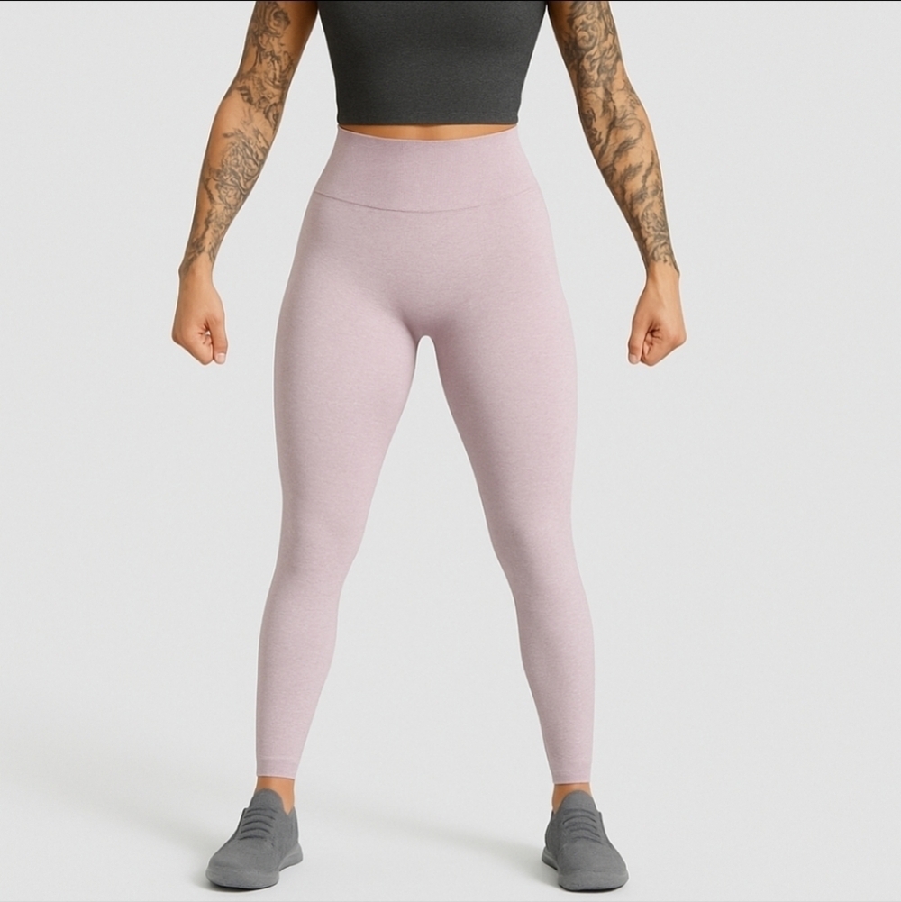 Gymshark Adapt Marl Seamless Purple Leggings pants M